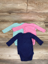 Simple Joys 3pk Bodysuits Navy sz 3-6m