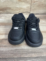 Nike Force 1 Low EasyOn PS 'Triple Black' Sneakers sz 8c