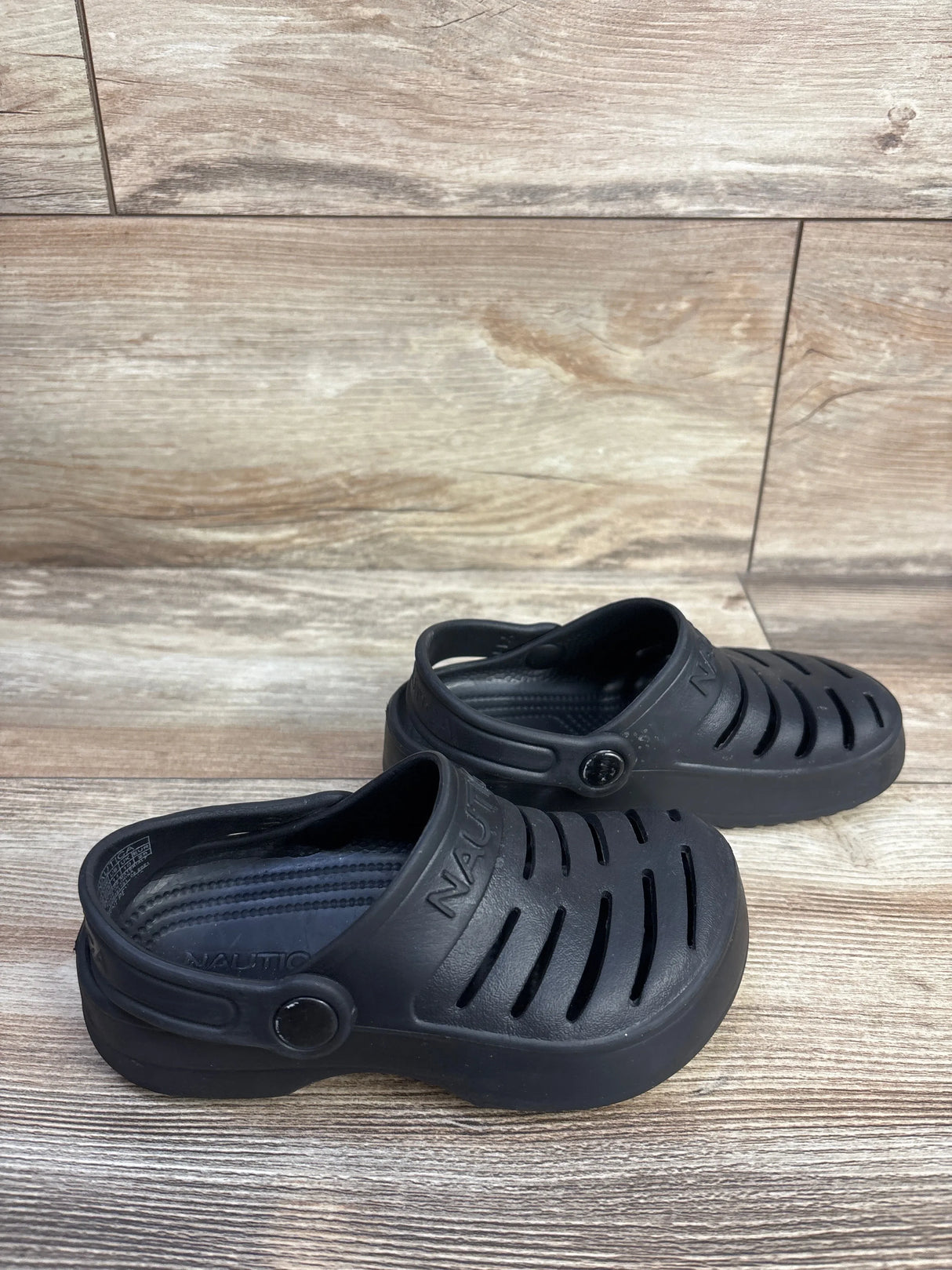 Nautica River Edge Clogs Black sz 11c