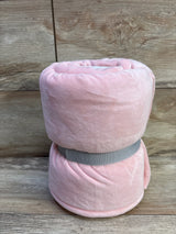 NEW Cloud Island Micromink Shearling Baby Blanket - Pink