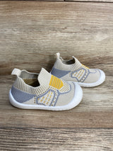 Baby First-Walking Slip-On Sock Sneakers Beige sz 5c