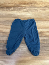 Kickee Pants Bamboo Footed Pants Blue sz Newborn