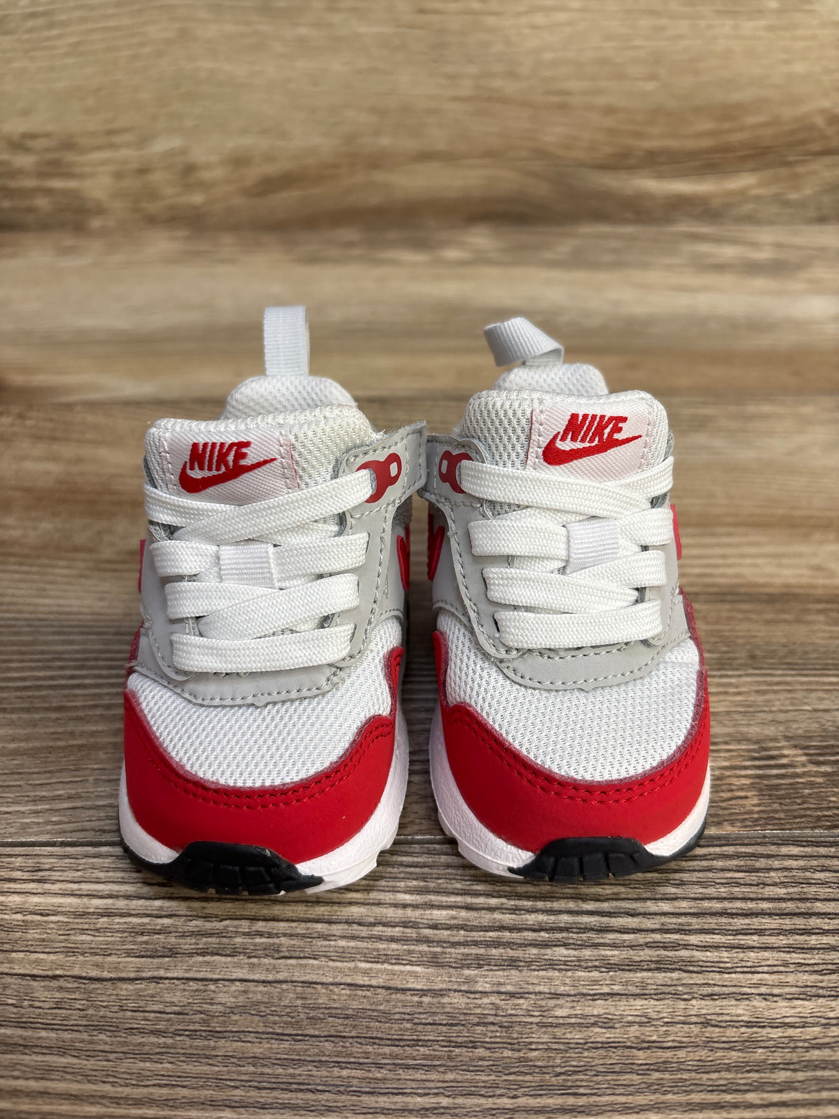 Nike Air Max 1 EasyOn TD 'Red' Sneakers sz 2c