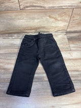 Cat & Jack Drawstring Straight Jeans Black sz 12m