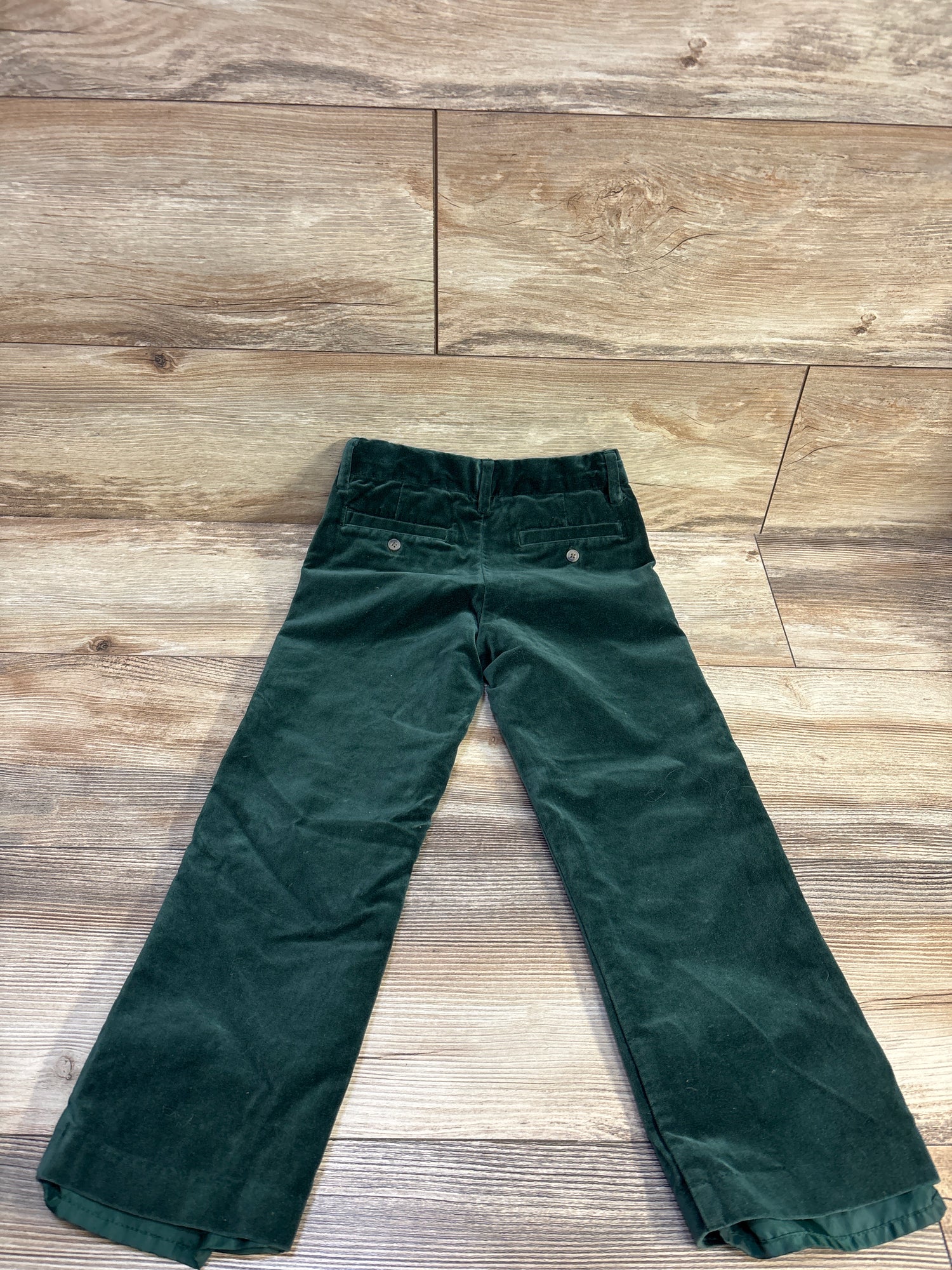 Janie & Jack Velvet Pants in Pine Green sz 5T