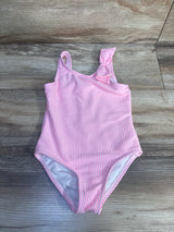 Cat & Jack 1pc Striped Swimsuit Pink sz 4T
