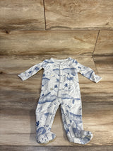 Carter's Whale Snap Sleeper Grey sz 6m