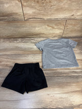 Nike 2pc Dri-Fit Shirt & Shorts Set Grey sz 12m