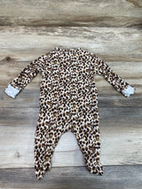 Old Navy Leopard Print Sleeper Beige sz 0-3m