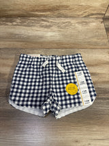 NEW Cat & Jack Gingham Shorts Blue sz 12m