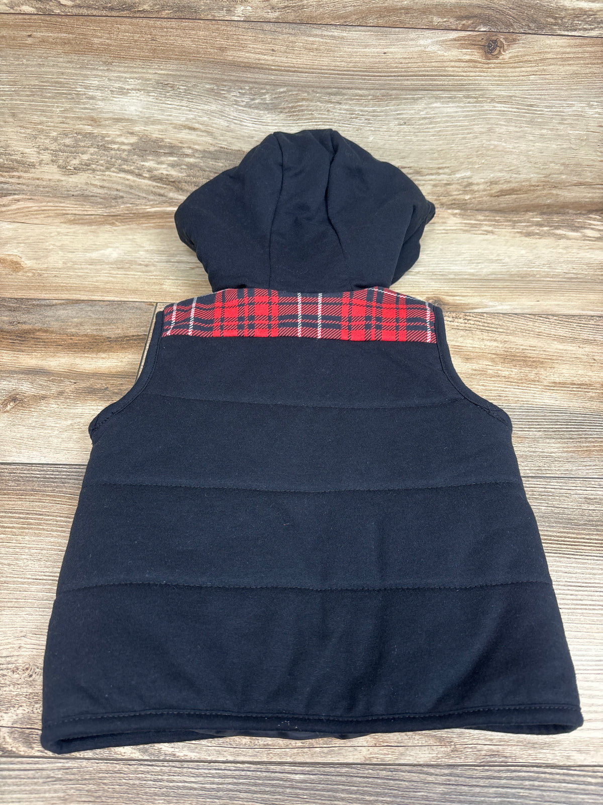 Disney Junior Mickey Mouse Sherpa Lined Hooded Vest Black sz 2T