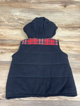 Disney Junior Mickey Mouse Sherpa Lined Hooded Vest Black sz 2T