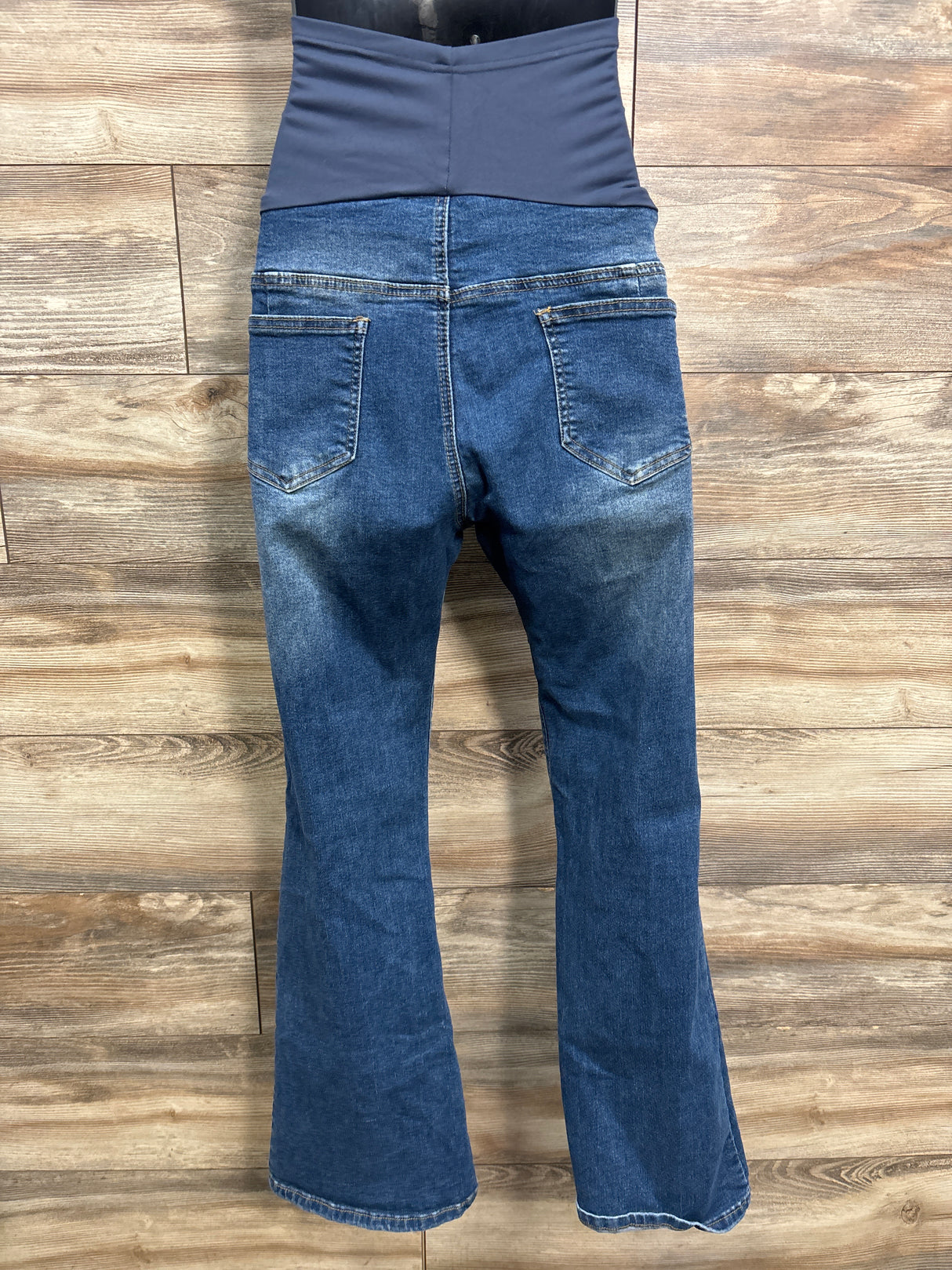 Full Panel Distressed Jeans Blue sz Large