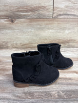 Cat & Jack Reva Ruffle Boots Black sz 5c