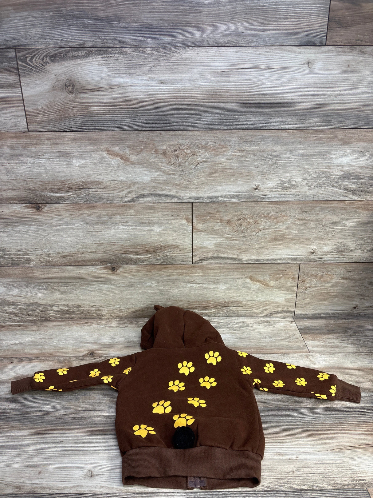 Doodle Plant Yosemite Bear Full Zip Hoodie Brown sz 2T