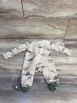 Carter's Dinosaur Sleeper Beige sz Newborn