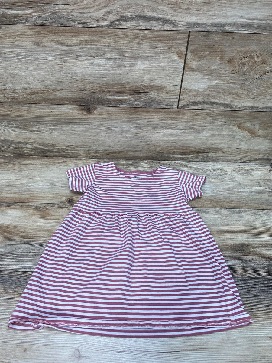 H&M Pink Striped Dress sz 3-4T - Me 'n Mommy To Be