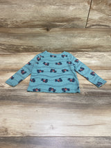 Old Navy Car Print Shirt Green sz 2T