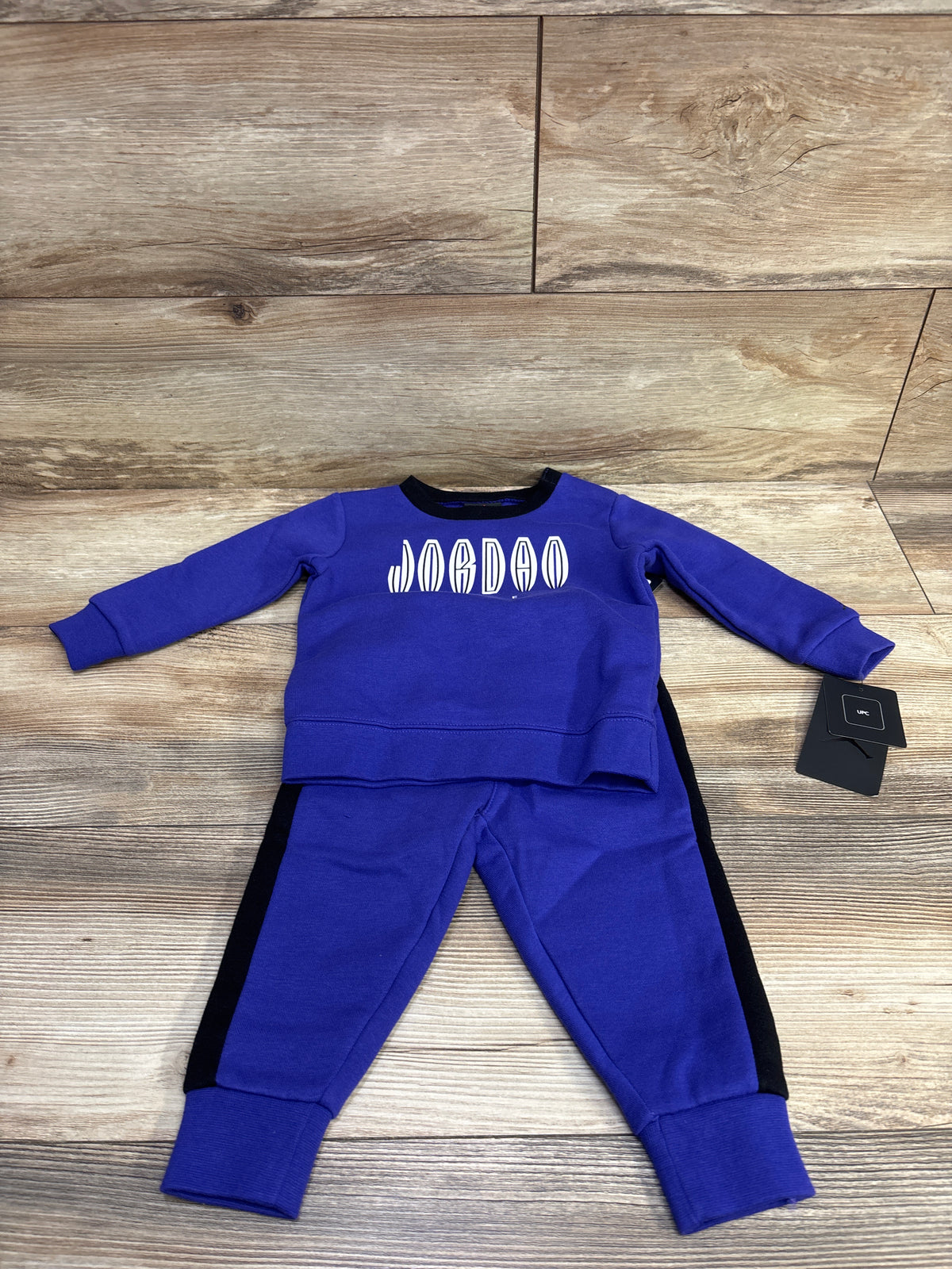 NEW Jordan 2pc Pullover Sweatshirt & Joggers Set Purple sz 12m