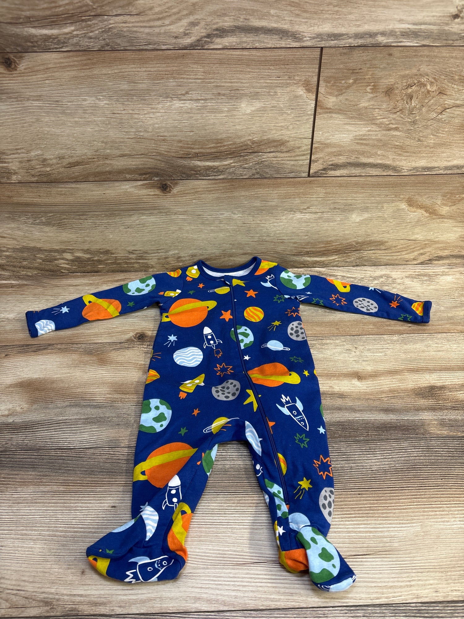 Wonder Nation Sleeper Blue sz 3-6m