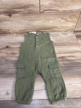 NEW Old Navy Sleeveless Henley Pocket Jumpsuit Green sz 6-12m
