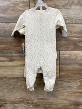 NEW Bon Baby 5pc Polka Dot Joy To The World Bodysuit Set Cream sz 3-6m