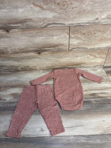 Just One You 2pc Spotted Bodysuit & Pants Set Brown sz 12m