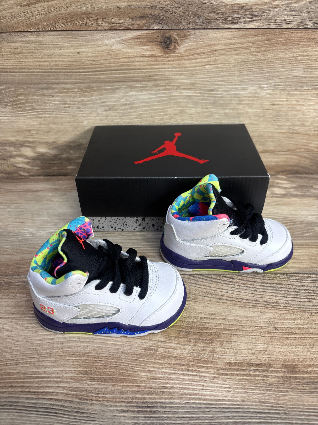 Air Jordan 5 Retro TD 'Alternate Bel-Air' Sneakers sz 4c