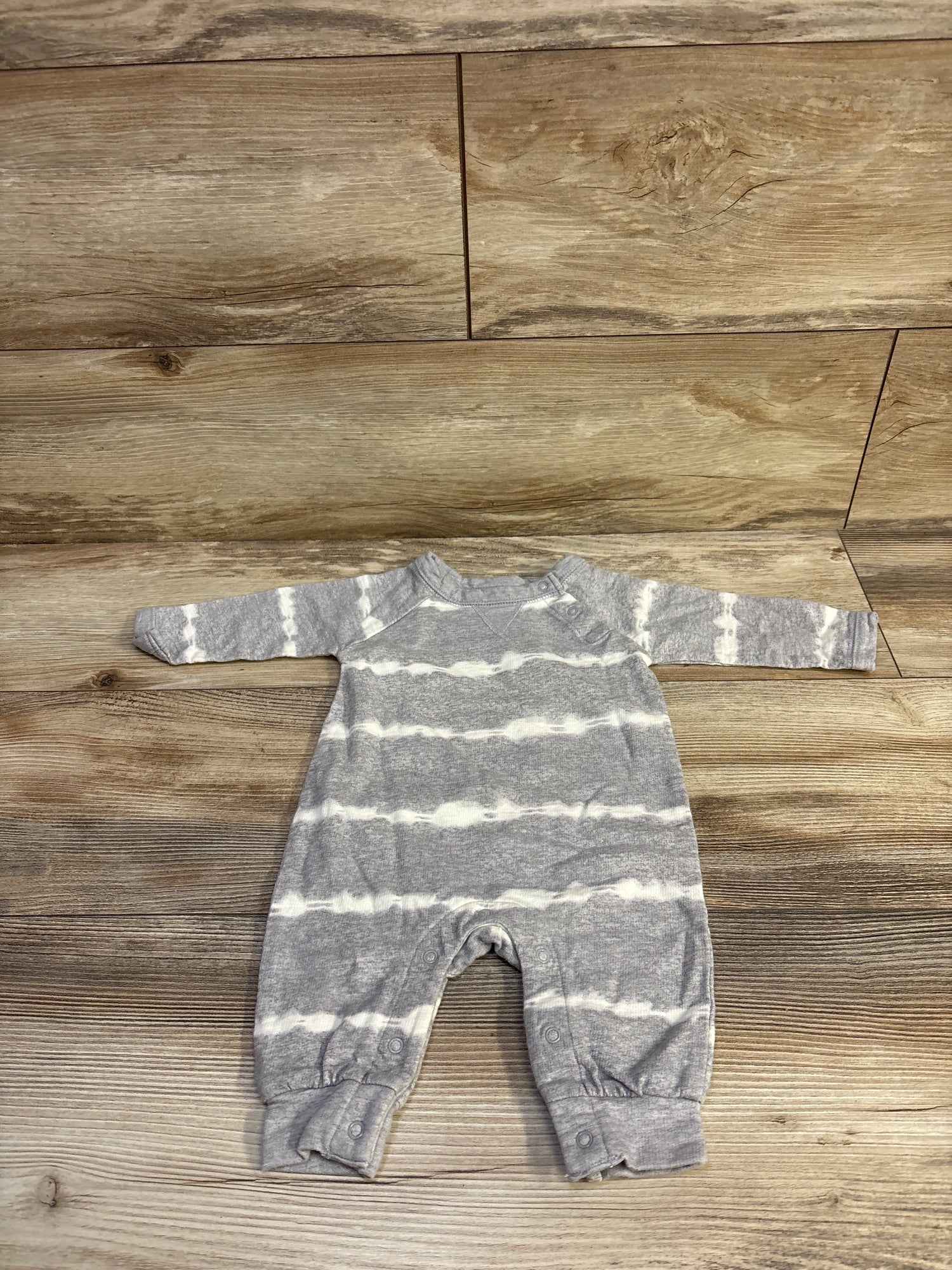 Geber Striped Coverall Grey sz 0-3m