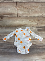 NEW Old Navy Ghost Pumpkin Bodysuit Cream sz 6-12m
