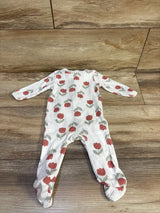 Rabbit + Bear Organic Ribbed Sleeper White sz 0-3m