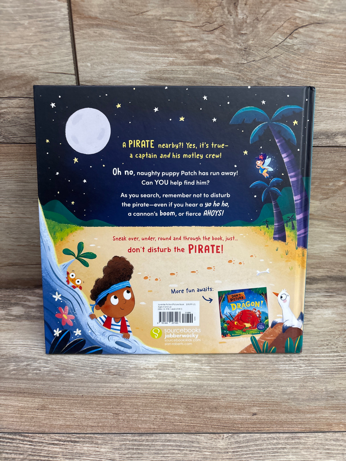 Don't Disturb The Pirate! Hardcover Book