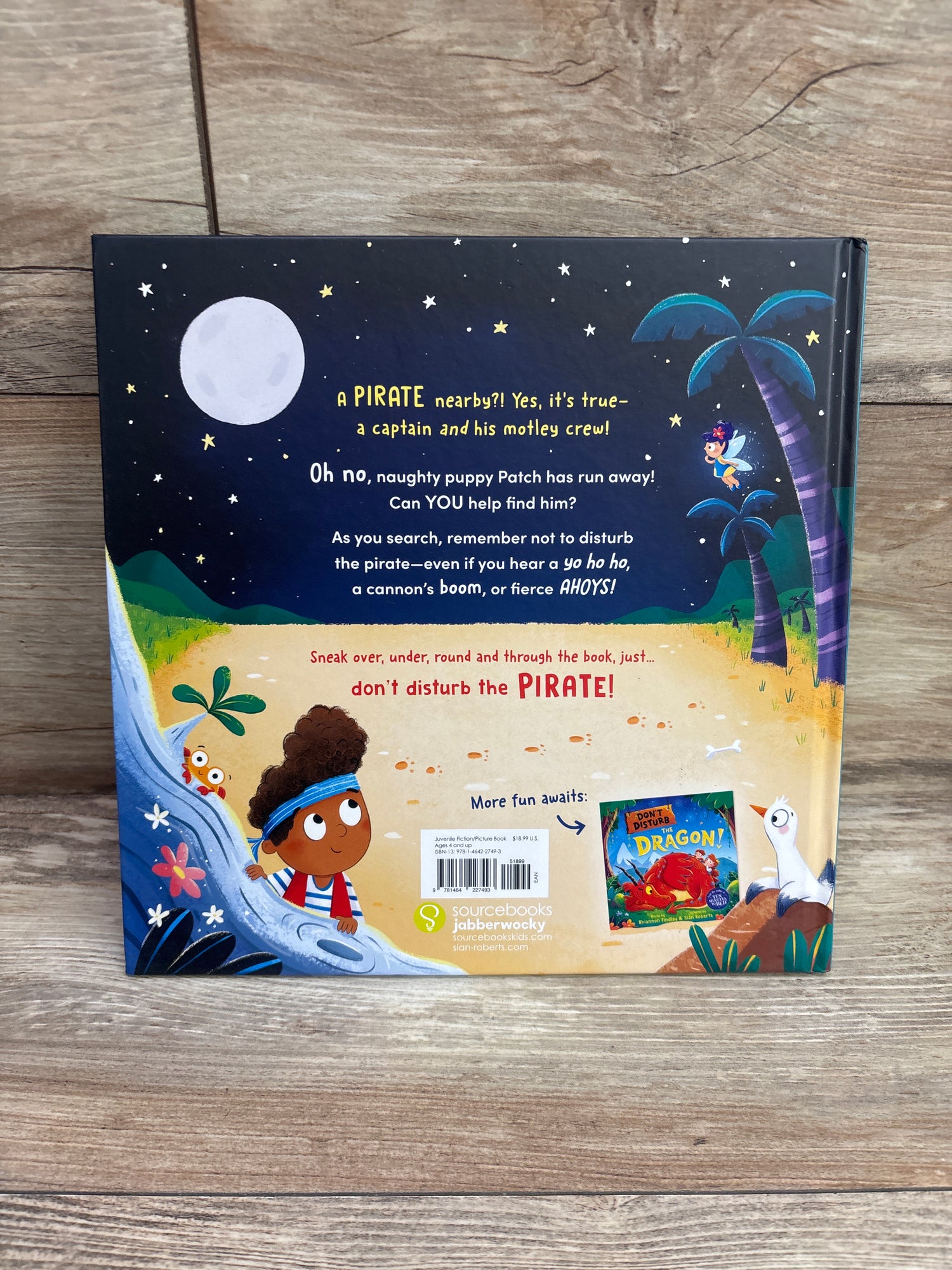 Don't Disturb The Pirate! Hardcover Book
