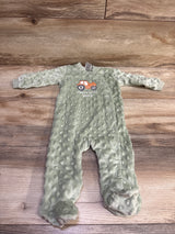 Baby Gear Minky Dot Sleeper Green sz 0-3m