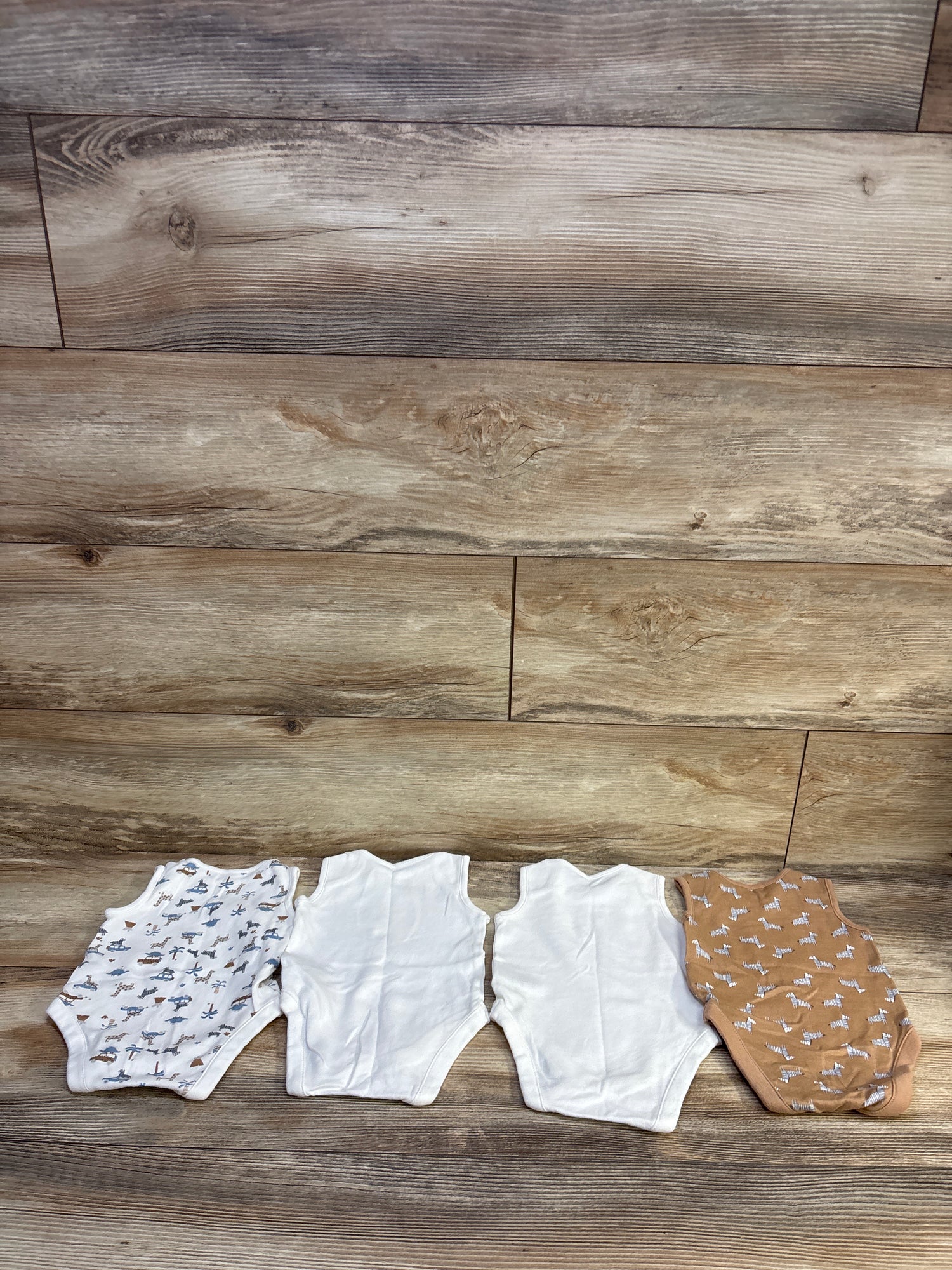 Mothercare 4pk Tank Bodysuits White sz Newborn