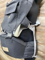 FRUITEAM 6-in-1 Baby Carrier with Hip Seat in Flax Grey