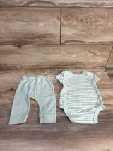 Disney Baby Wishes+Dreams The Lion King 2pc Bodysuit & Pants Set Green sz 0/3m