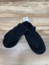 NEW Cat & Jack Black Water Resistant Mittens sz 2-5T