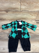 NEW YiErYing Tanjiro Jumpsuit Black sz 3-6m - Me n Mommy To Be