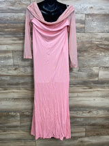 NWOT Shein Maternity Maxi Dress Pink sz 14/Large