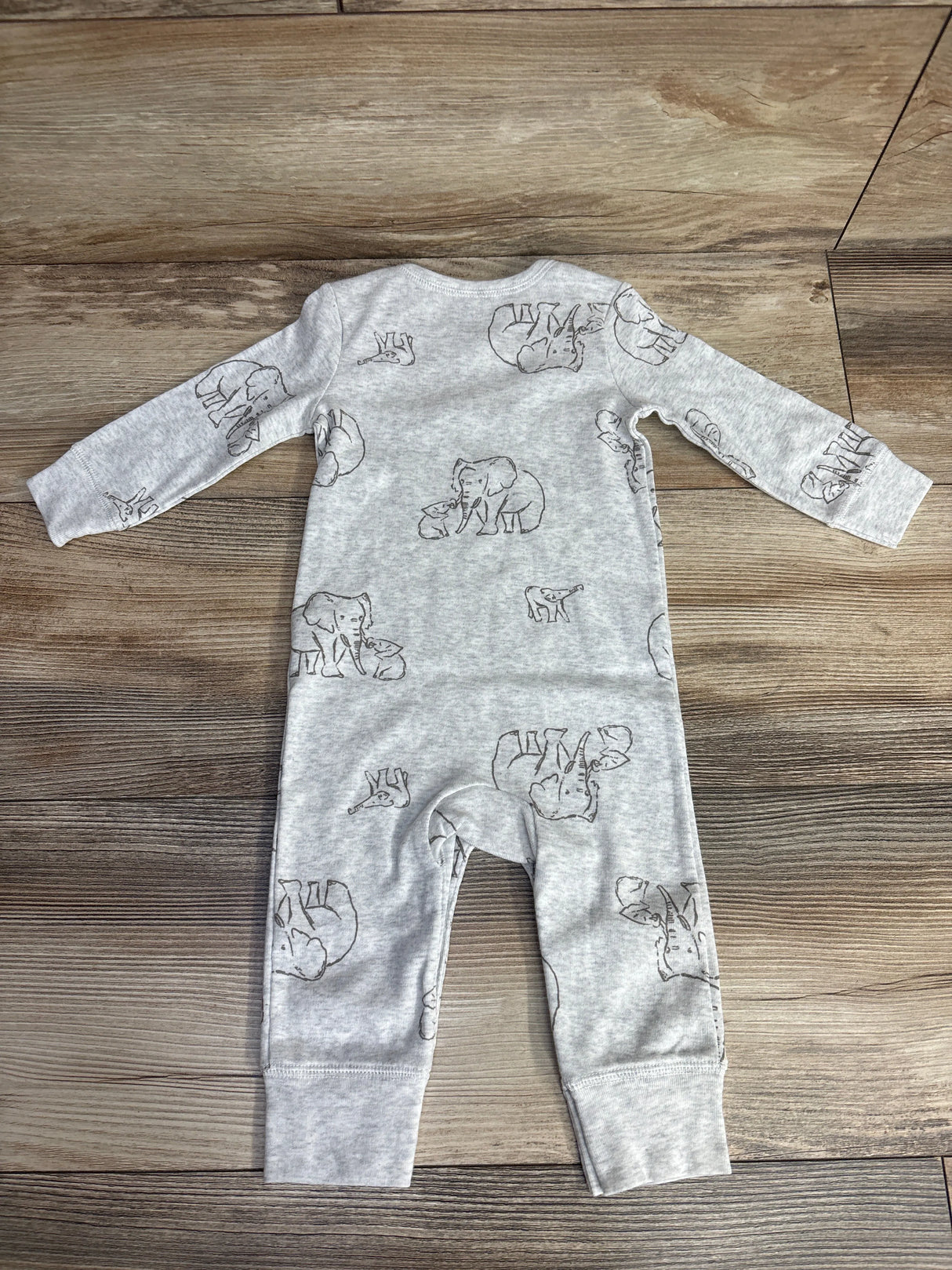 Carter's Elephant Coverall Grey sz 6m