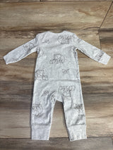 Carter's Elephant Coverall Grey sz 6m