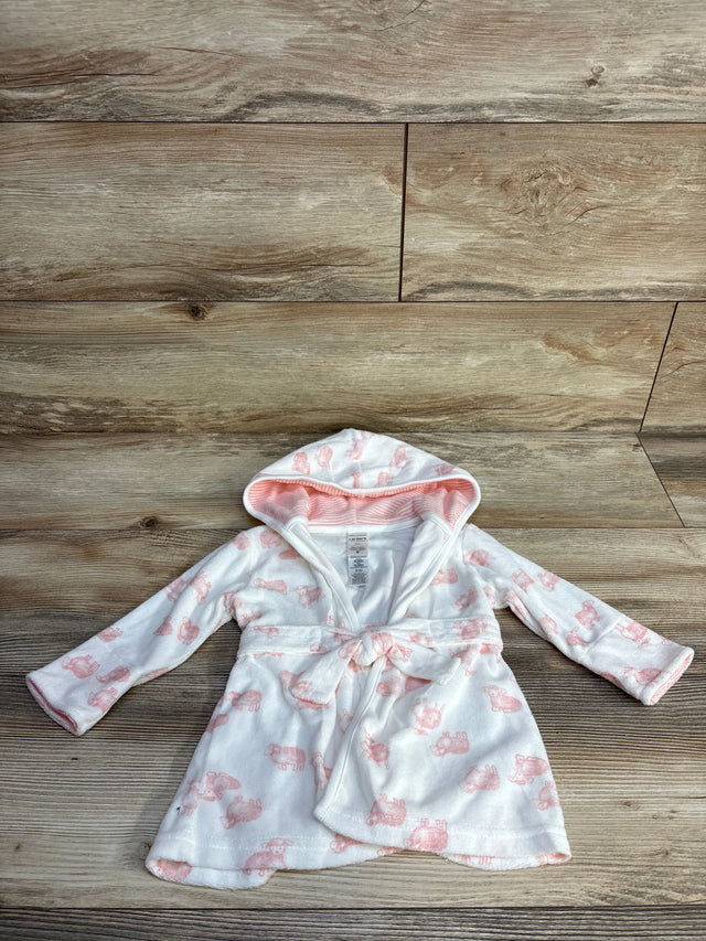 Just One You Sheep Print Robe White sz 0-9m - Me n Mommy To Be