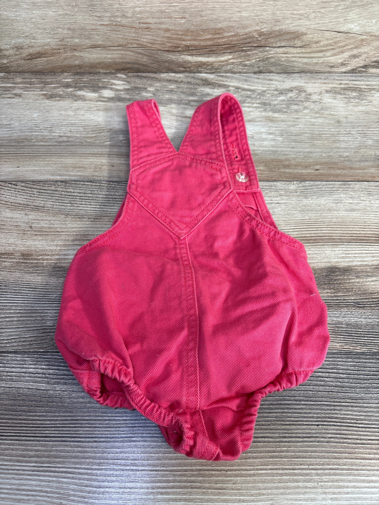 Old Navy Jean Shortall Romper Pink sz 6-12m - Me n Mommy To Be