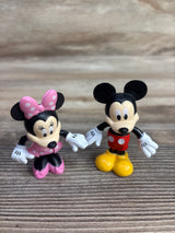 Disney Mickey & Minnie Action Figures 2pk
