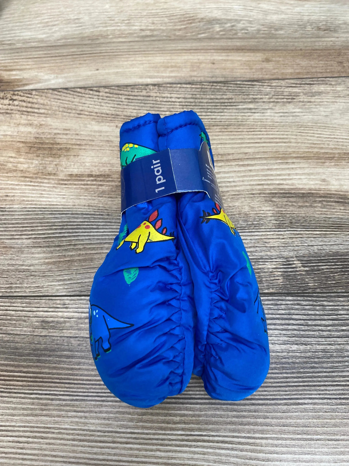 NEW ThermaWear Kid's Ski Navy Dinosaur Mittens