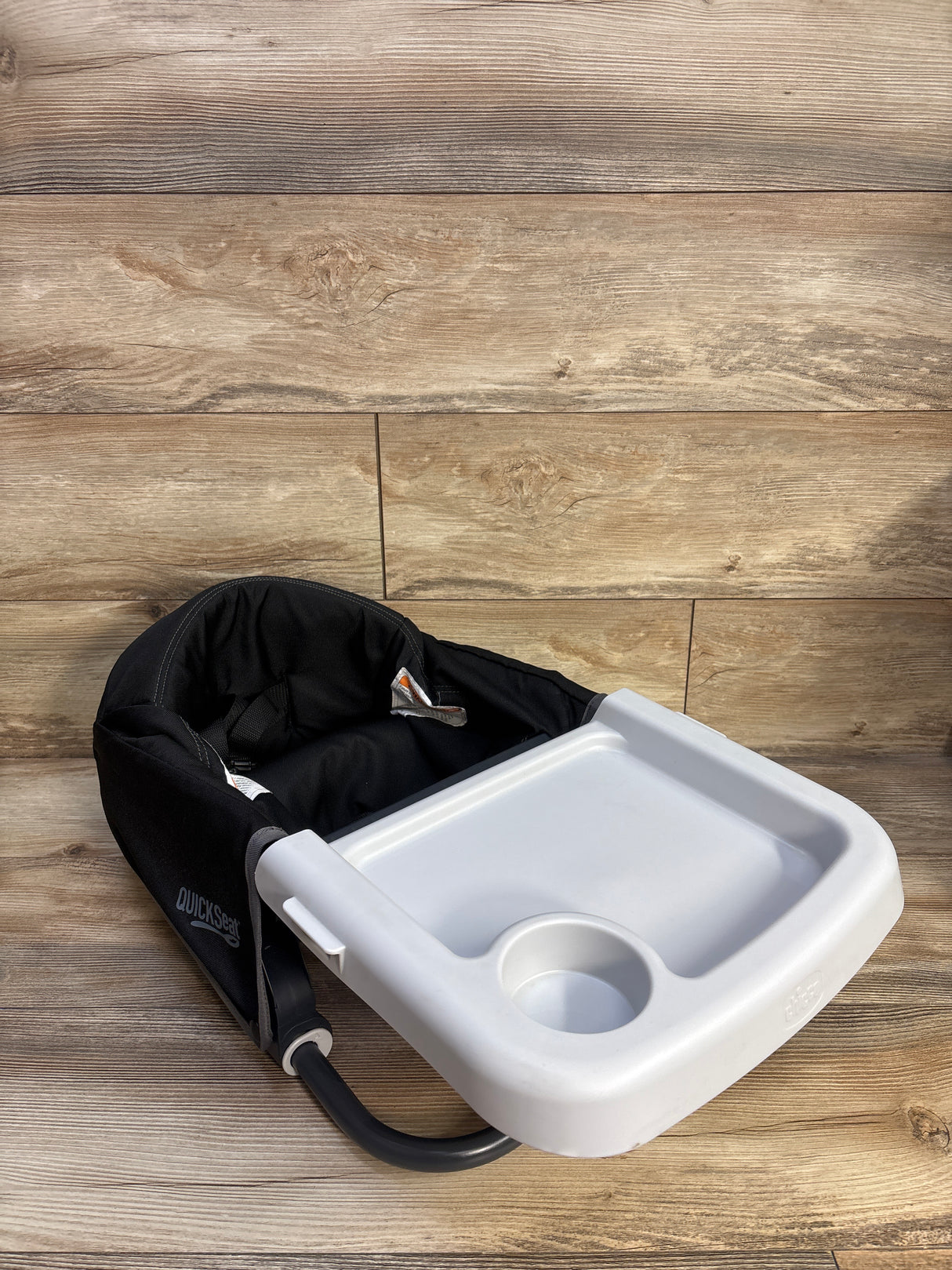 Chicco QuickSeat Hook-On High Chair, Black, up to 37lbs