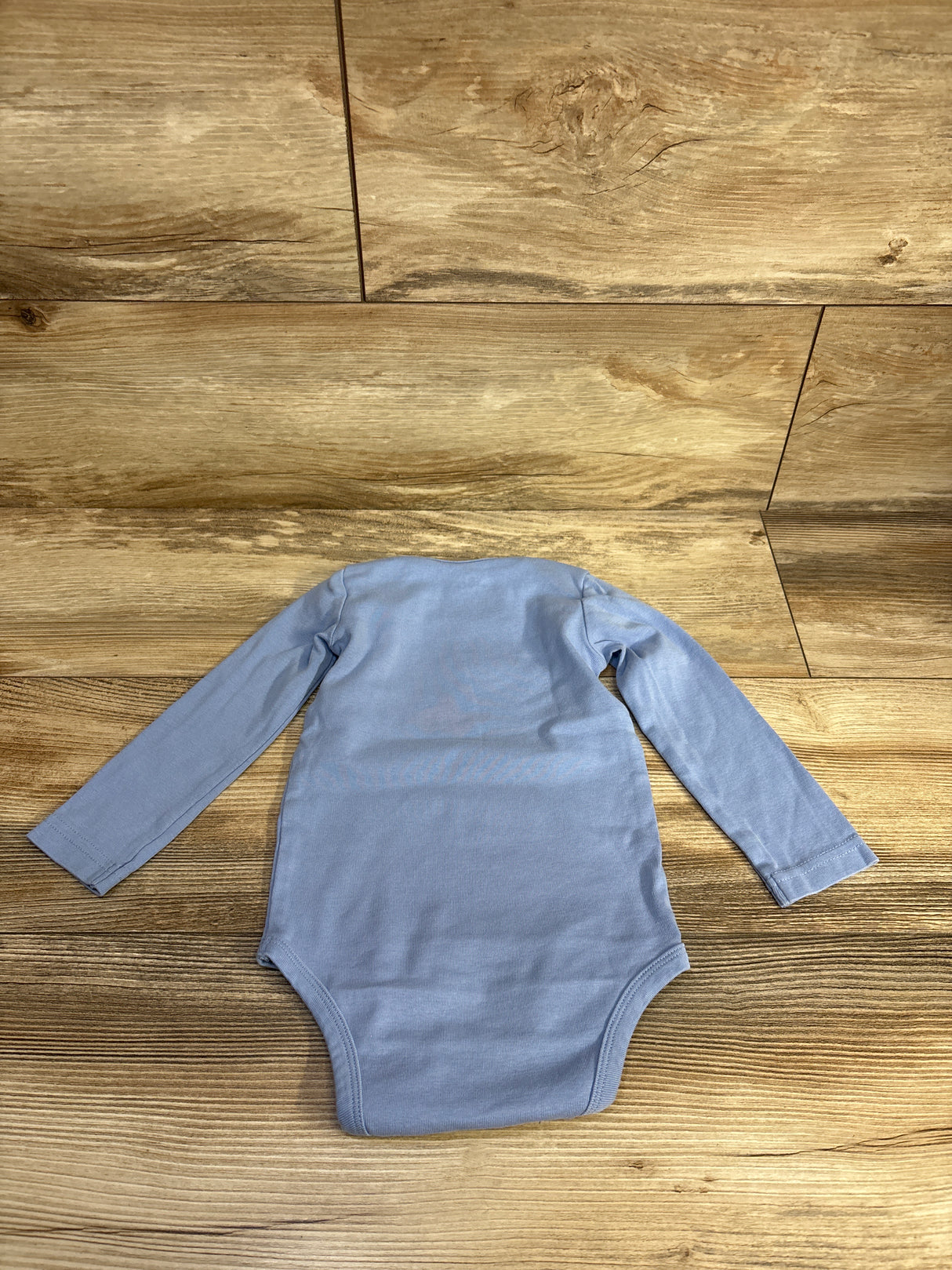Primary Long Sleeve Bodysuit Blue 18-24m
