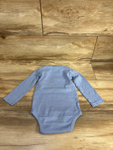 Primary Long Sleeve Bodysuit Blue 18-24m