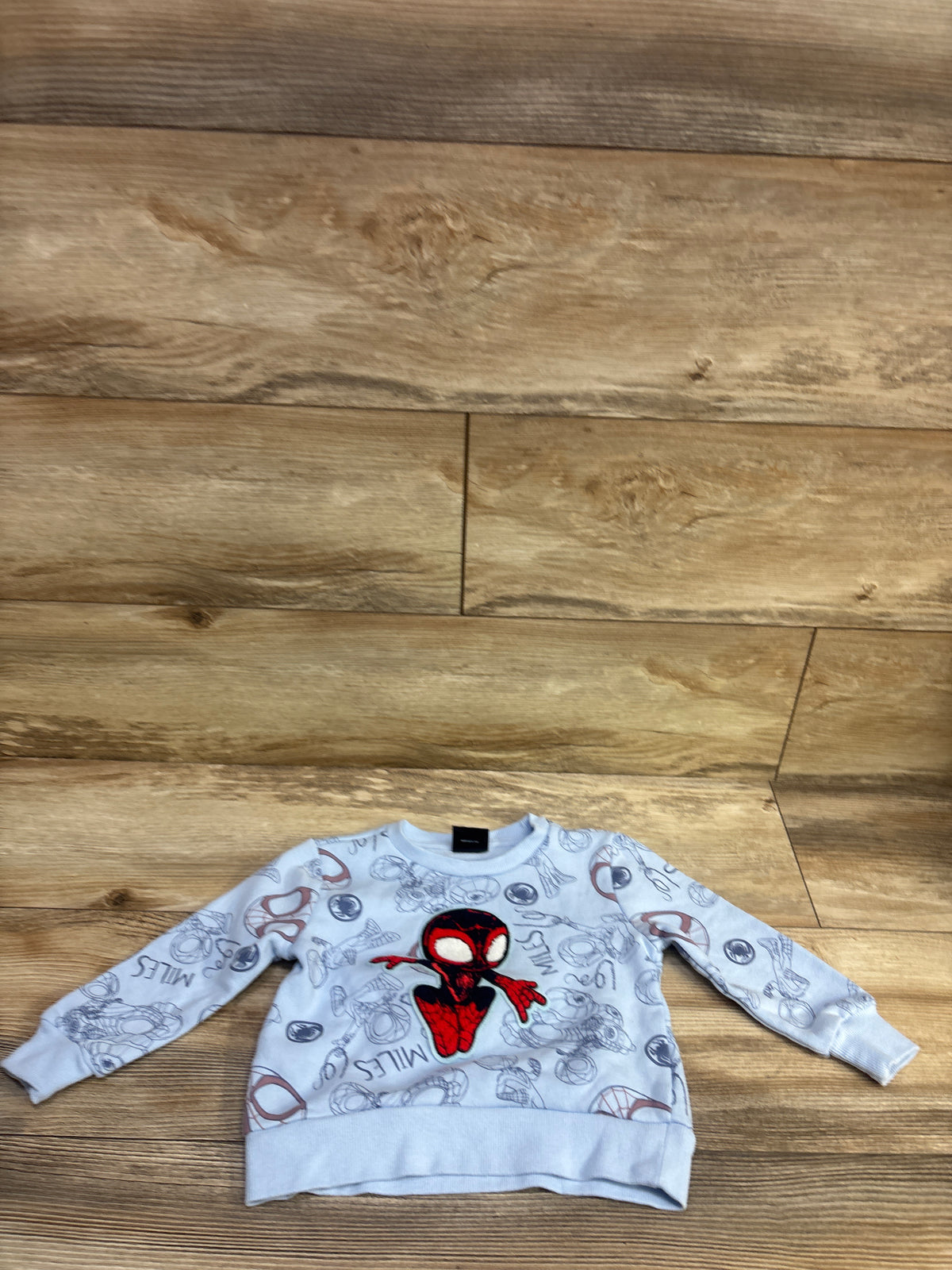 Marvel Spider-Man Pullover Sweatshirt Blue sz 18m